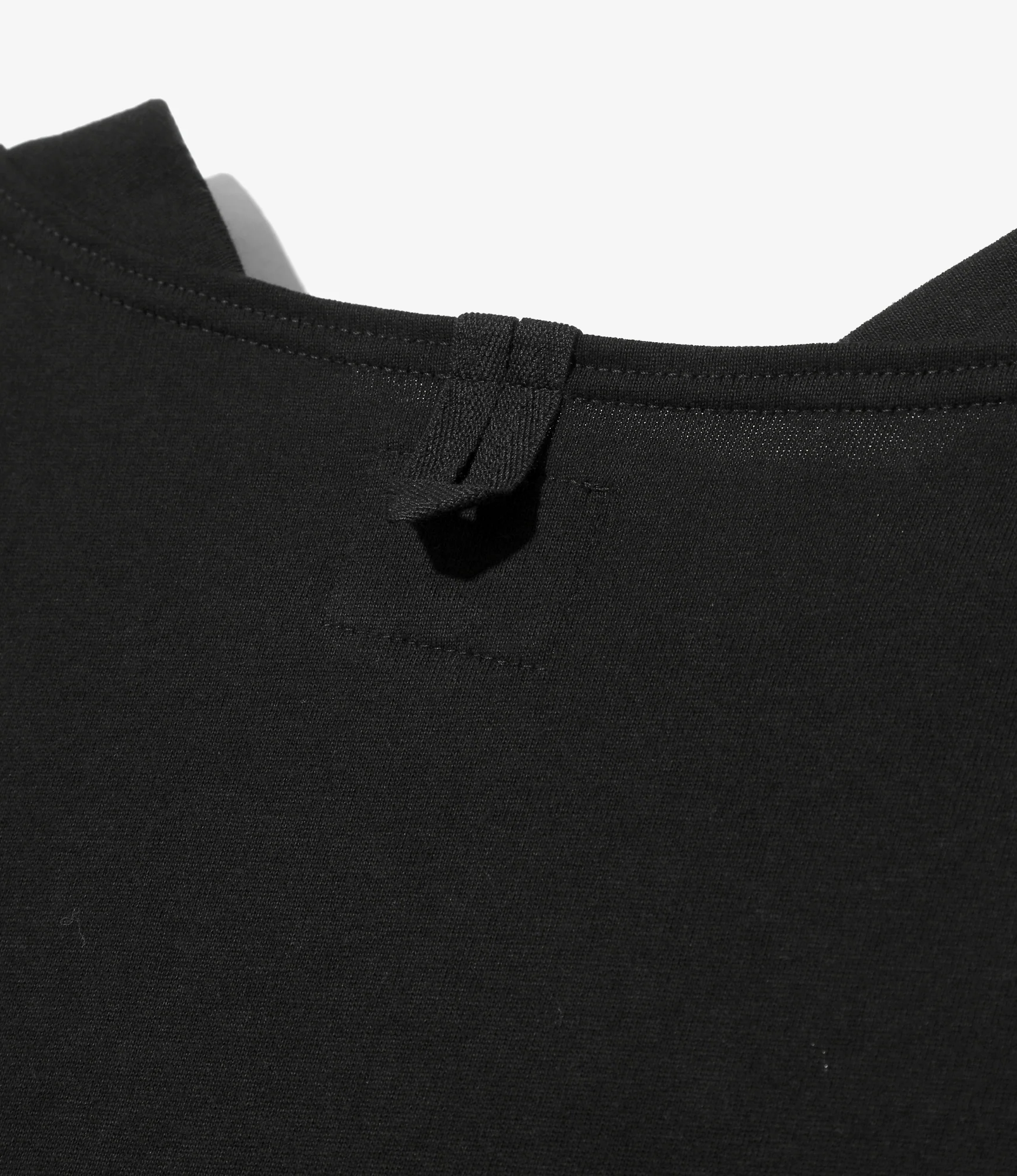 Fisherman Boat Neck Gusset Shirt – Black - Image 6