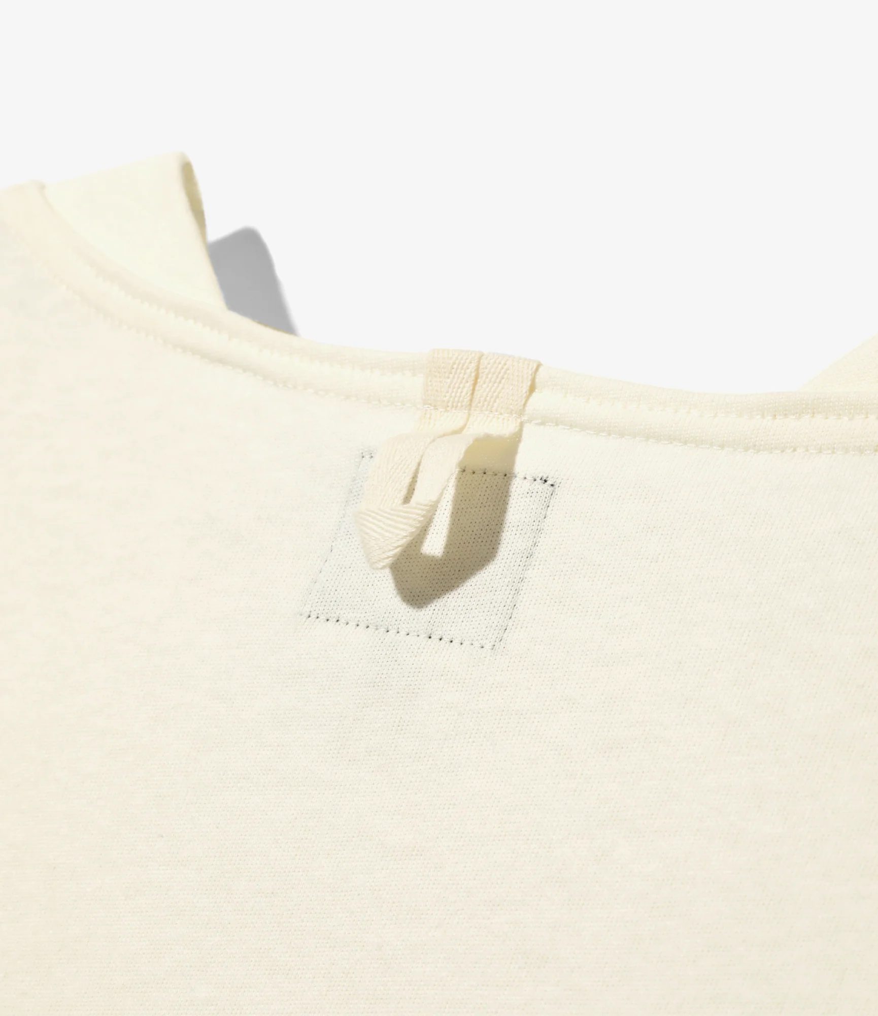 Fisherman Boat Neck Gusset Shirt – Off White/Metallic Stripe - Image 7