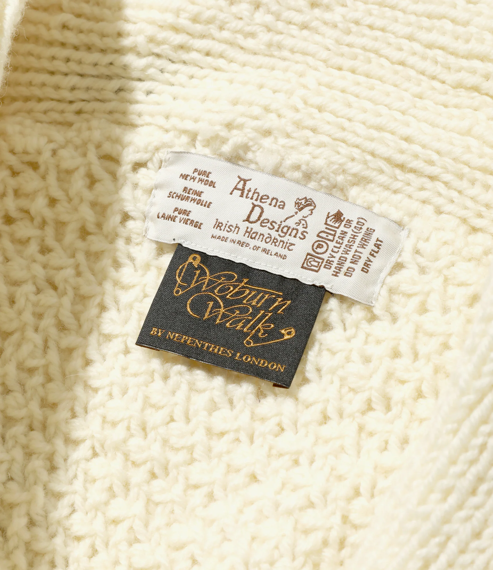 Shawl Collar Popcorn Jacket – Natural - Image 7
