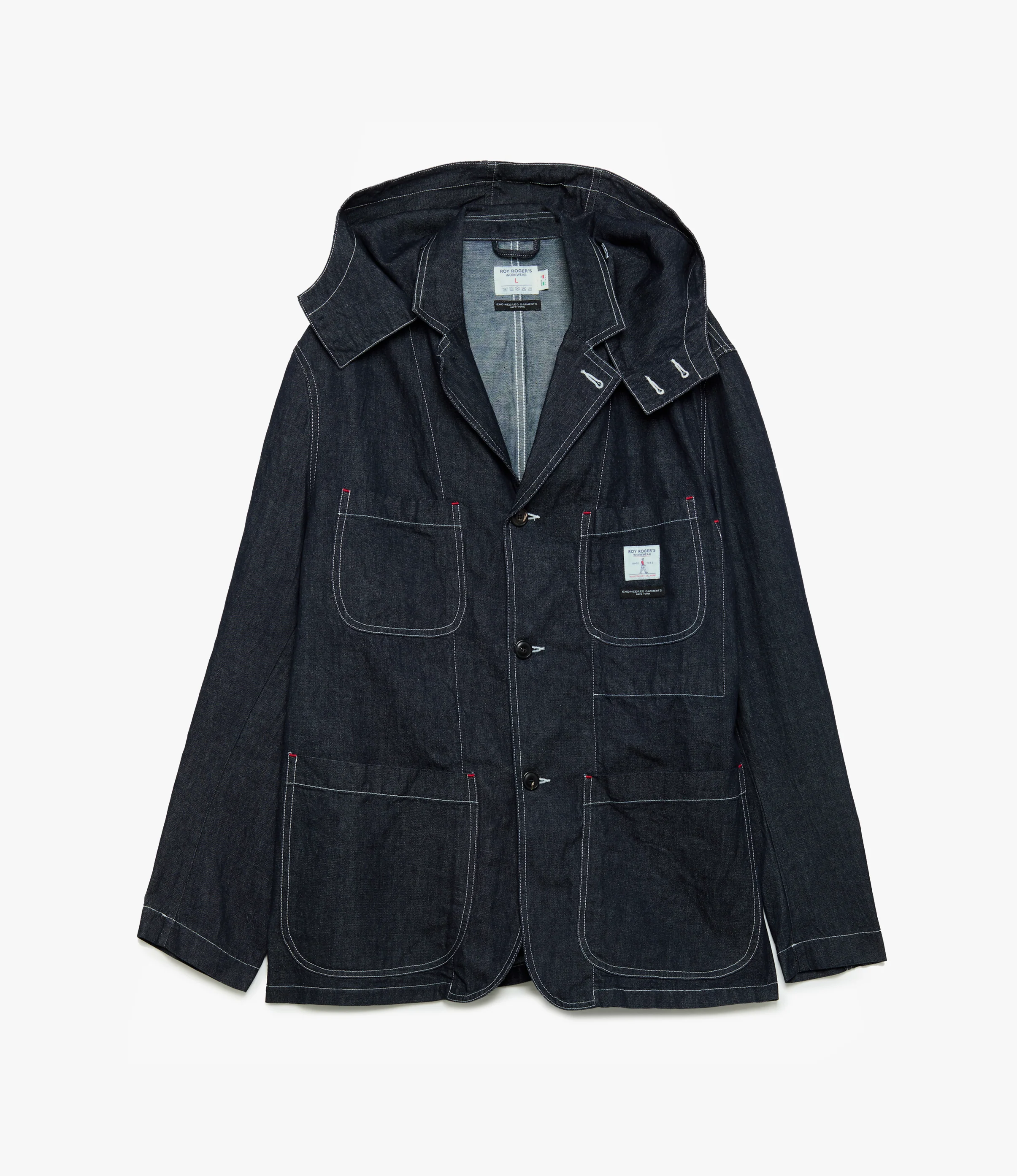 Work Jacket – Indigo Rinsed Denim