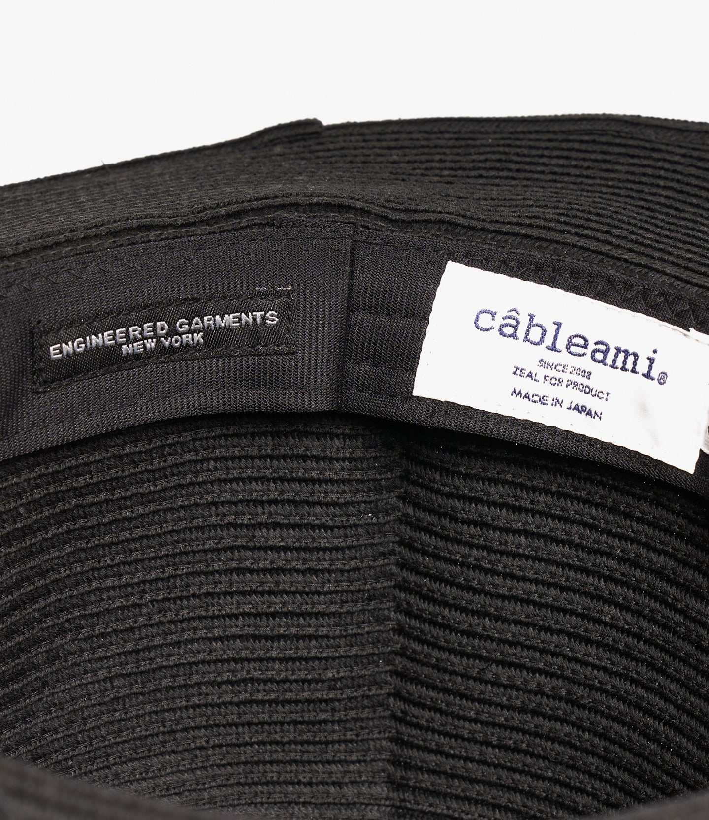 Cotton Braid Colonia Hat – Black - Image 2
