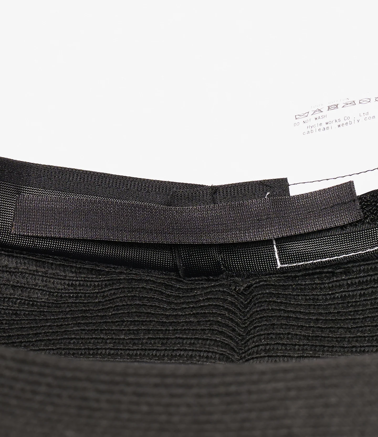 Cotton Braid Colonia Hat – Black - Image 3
