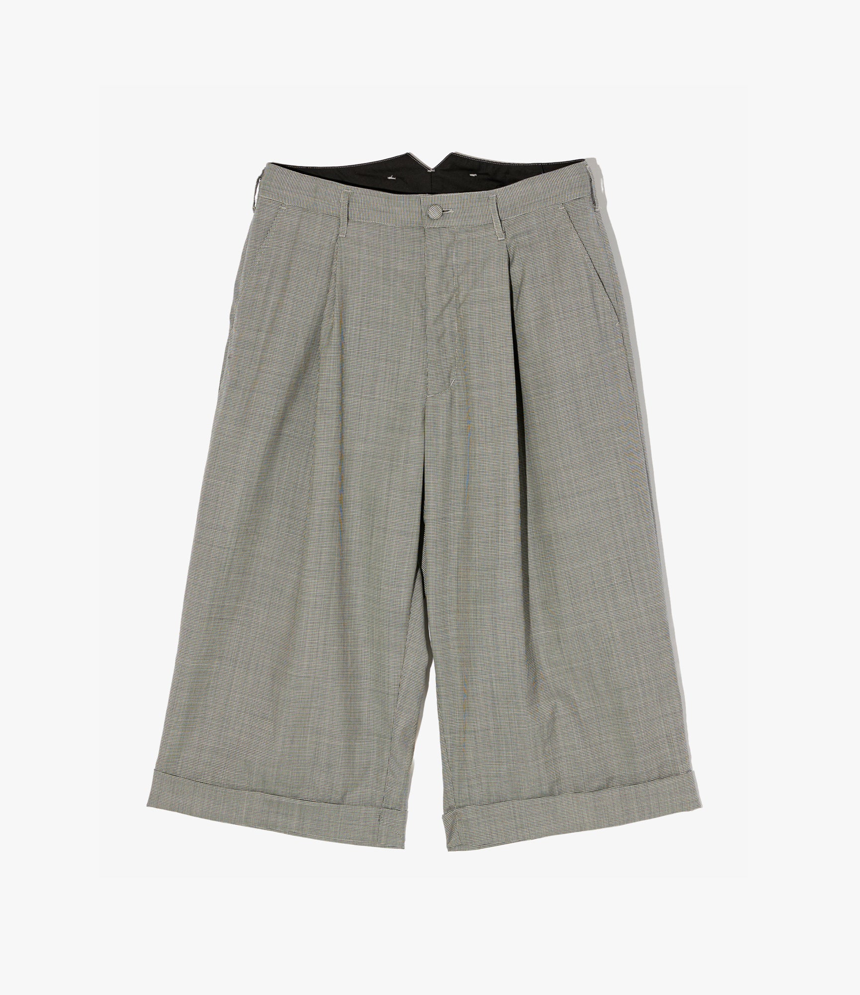 WP 3/4 Pant – Grey Micro Houndstooth Tropical Wool