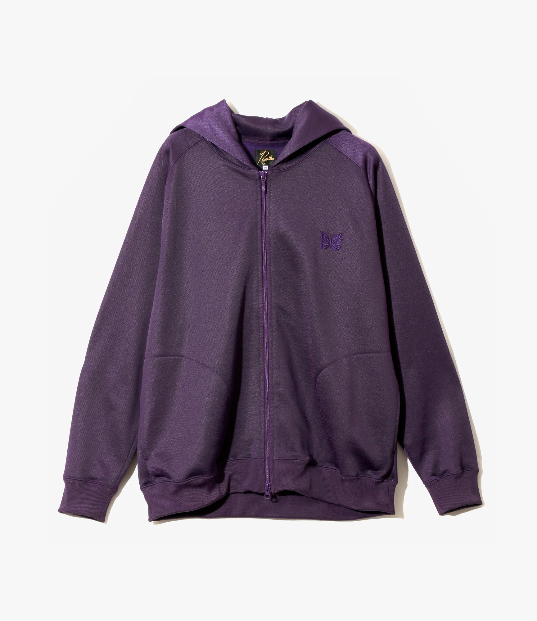 Zipped Hoodie – Purple Jersey