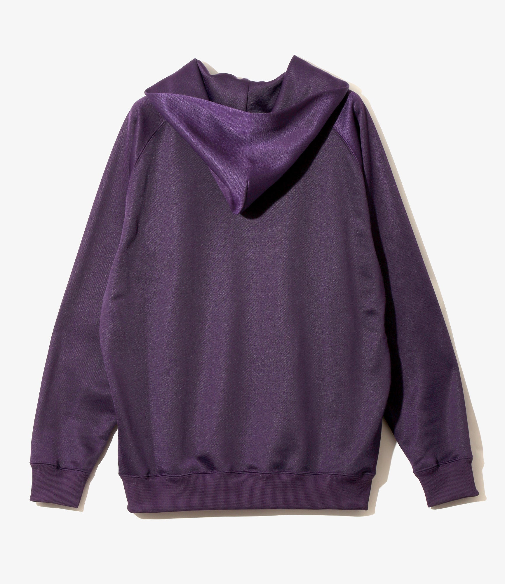 Zipped Hoodie – Purple Jersey - Image 4